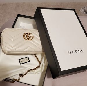 SOLD Authentic Gucci Marmont Wallet on Chain